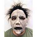 Black Hair Michael Myers Latex Meat Mask Fully Adhered to the Face Horror Mask Black Hair Michael Myers Latex Meat Mask Fully Adhered to the Face Horror Mask