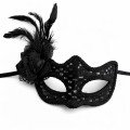 Black Feather Ball Mask Women s Party Accessory