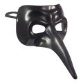Black Long Nose Plague Doctor Mask