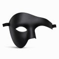 Black Half Male Mask – Phantom Party & Prom Mask