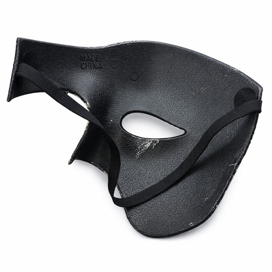 Black Half Male Mask – Phantom Party & Prom Mask