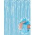 Soft Blue Tassel Door Curtain - Party, Baby Shower, Circumcision Decoration, Gender Party 1x2 m