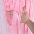 Soft Pink Tassel Door Curtain - Party, Baby Shower, Gender Party 1x2 m