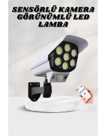 Solar Lamp Camera View Wall Lamp Rotatable Garden Lighting