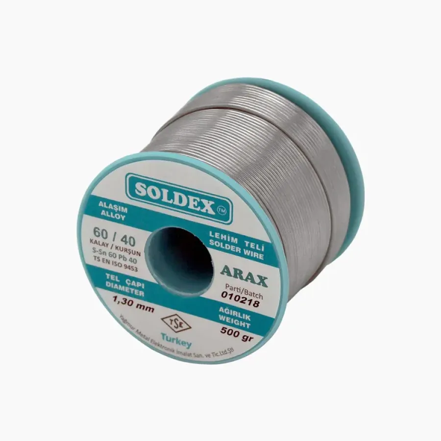 Arax 60-40 Solder Wire 500 Gr 1.3 mm - Sn:60 / Pb:40