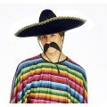 Sombrero Mexican Hat Mariachi Adult Size with Gold Stripe Sombrero Mexican Hat Mariachi Adult Size with Gold Stripe
