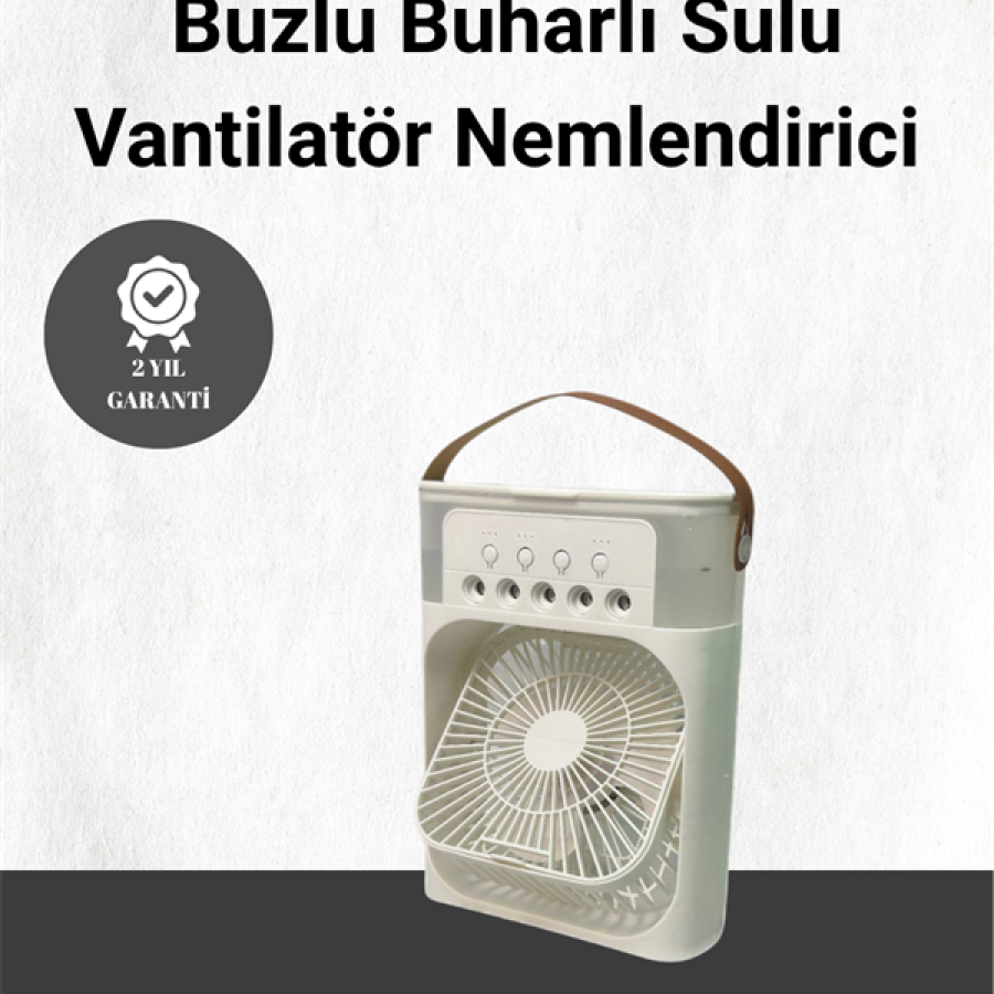 Mini Desktop Fan with Spray | 3 Stage Cooler with 500ML Water Tank