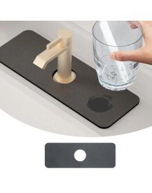 Water Absorbing Magic Kitchen Bathroom Faucet Mat Sink Edge Mat