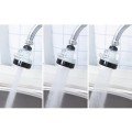 Water Saving 3 Functional Movable Faucet Head - Transparent