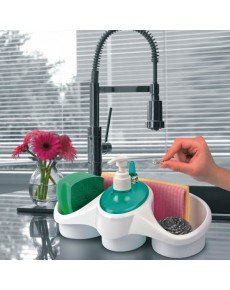 Liquid Soap Dispenser with Sponge Chamber - detergent dispenser