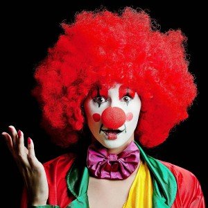 2 Clown Noses Sponge Clown Noses