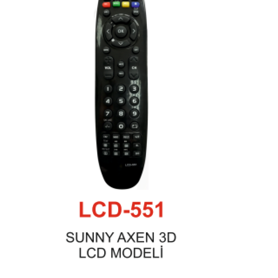 SUNNY - AXEN 3D Series TV REMOTE LCD 551