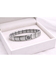 Steel Nomination Bracelet Cancer | Stainless Steel Zodiac Sign Bracelet | Elegant and Meaningful Design