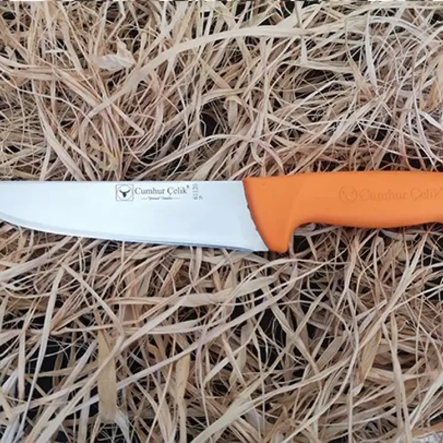 Sürmene Cumhur Çelik 61120 Butcher Sacrifice Knife, 16.5 cm, Non-Slip Handle
