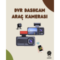 Professional Dashcam with 3 Cameras for Uninterrupted Security While Driving and Parking