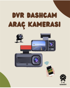 Professional Dashcam with 3 Cameras for Uninterrupted Security While Driving and Parking