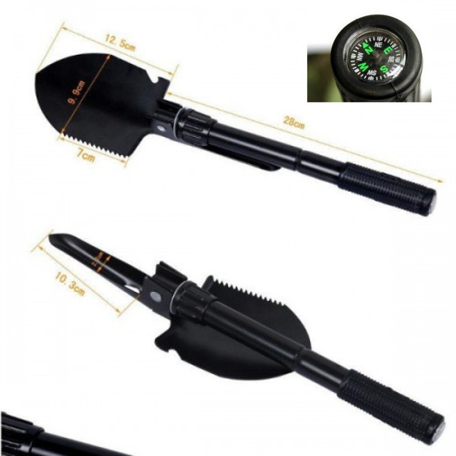 Survival Foldable Compass Shovel Survival Foldable Compass Shovel