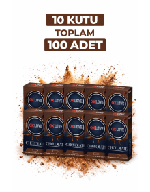OxLove Chocolate Flavored Condoms 10 Boxes of 10