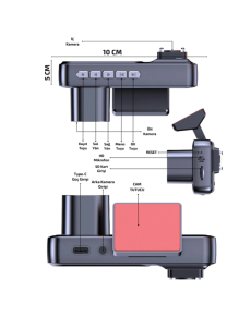 Professional Dashcam with 3 Cameras for Uninterrupted Security While Driving and Parking Professional Dashcam with 3 Cameras for Uninterrupted Security While Driving and Parking