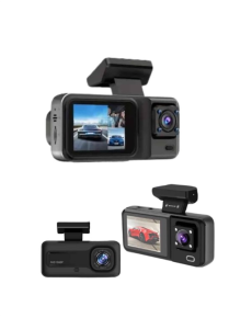 Fully Comprehensive Vehicle Security: Front, Interior and Rear View with 3-Camera Full HD Recording System