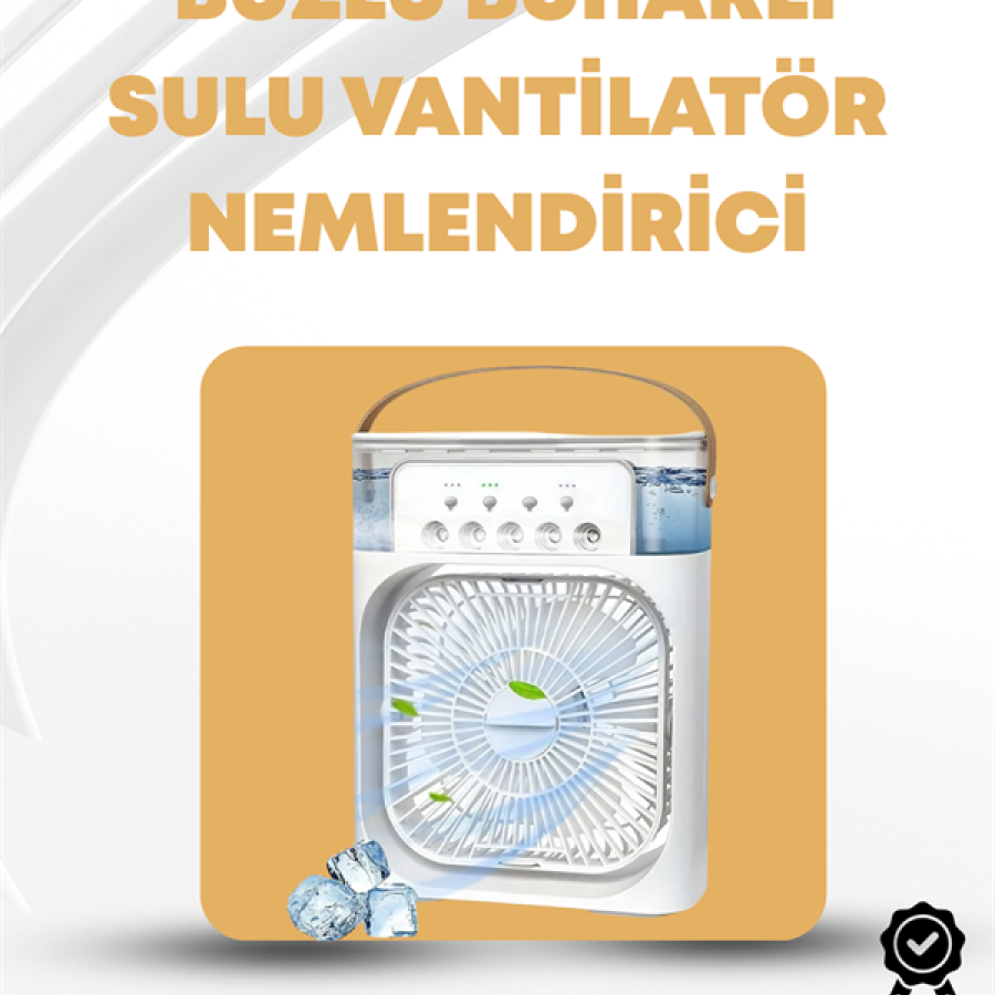 Portable 3 in 1 Mini Fan | Humidifier + Cooler + Night Light