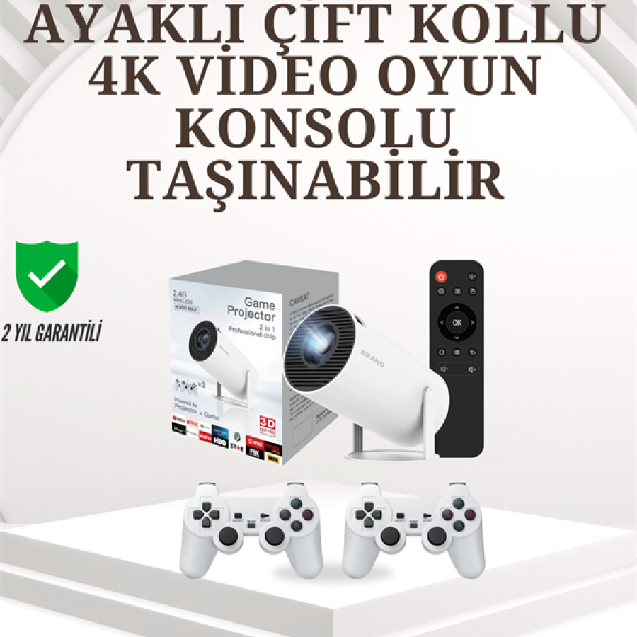 Portable Multifunction Projector – For Gaming, Presentation, Netflix and Education