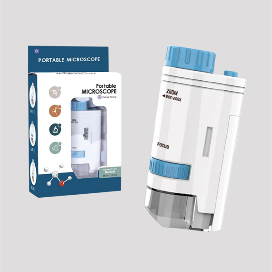 Portable Handheld Microscope – LED Light, Clear Focus at the Same Time