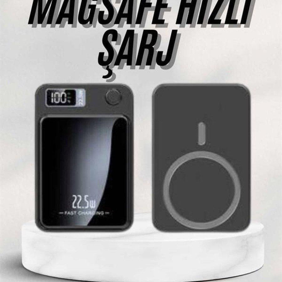 Portable Charger Magsafe Powerbank 10.000 mAh Fast Charging Wireless with LED Indicator Portable Charger Magsafe Powerbank 10.000 mAh Fast Charging Wireless with LED Indicator