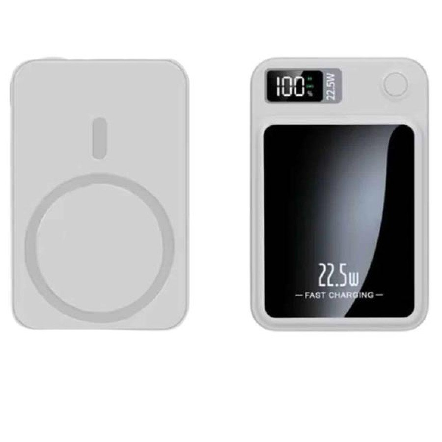 Portable Charger Magsafe Powerbank 10.000 mAh Fast Charging Wireless with LED Indicator Portable Charger Magsafe Powerbank 10.000 mAh Fast Charging Wireless with LED Indicator