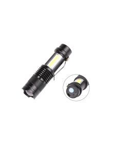 2000 Lumen LED Flashlight - Water Resistant, Focused, Clip-on