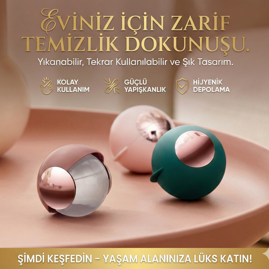 Taşınabilir Yıkanabilir Giysiler Yapışkan Saç Topu