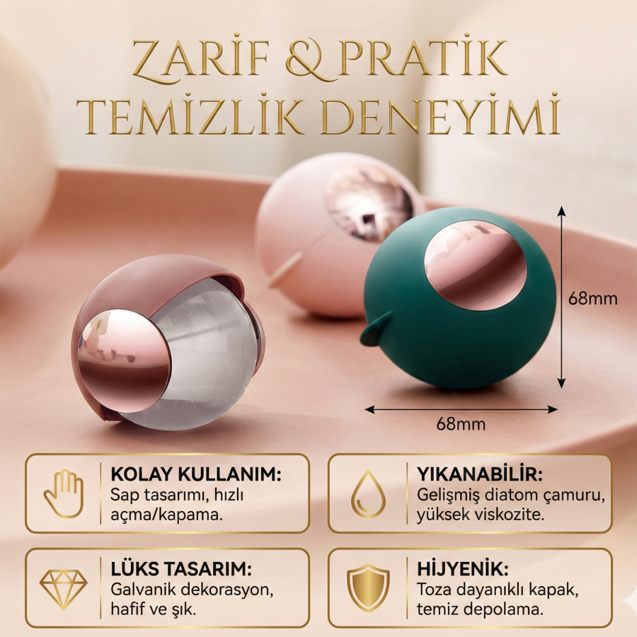 Taşınabilir Yıkanabilir Giysiler Yapışkan Saç Topu