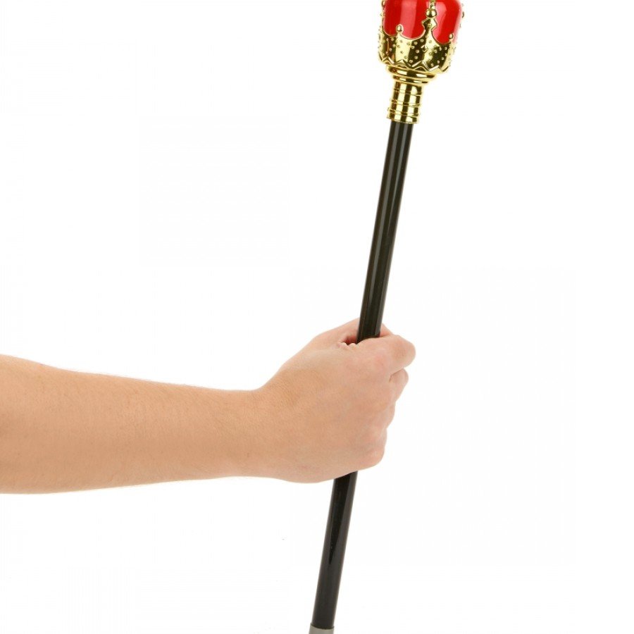 Stoned Gold Princess Tiara and Red Royal Princess Scepter Stoned Gold Princess Tiara and Red Royal Princess Scepter