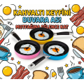 Tava Konseptli Duvar Saati