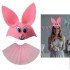 Rabbit Costume Pink - 23 April Rabbit Hat and Tutu Skirt Set 2 Pieces