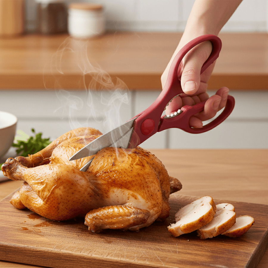 Chicken Scissors Stainless Meat and Chicken Chopping Scissors Chicken Scissors Stainless Meat and Chicken Chopping Scissors