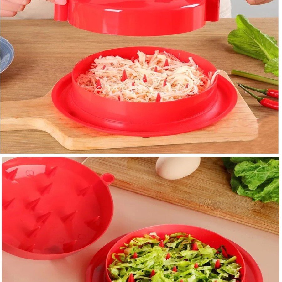 Chicken Shredding Apparatus -Roasted Eggplant Pepper Shredder -Chicken Lining and Pecking Apparatus