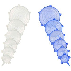 6-Piece Silicone Stretch Lids to Preserve Freshness
