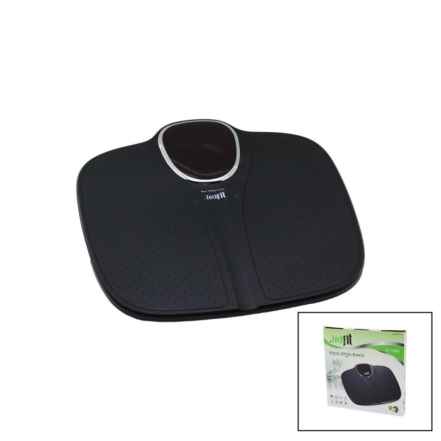 DIGITAL DESIGN - DOTTED FLOOR DIGITAL SCALE SCALE WEIGHING WEIGHT 180KG/100GR LCD SCREEN - SENSOR - ROOM ℃ TF-1069