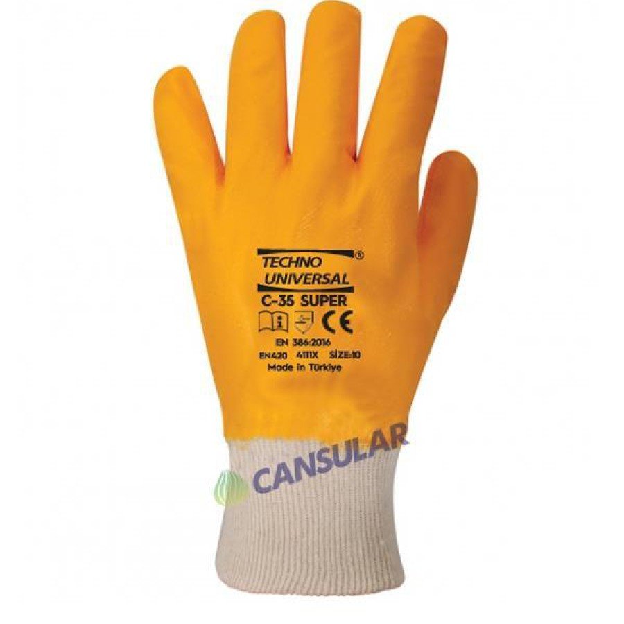 Techno Universal C-35 No 9 Super Nitrile Full Covered Glove
