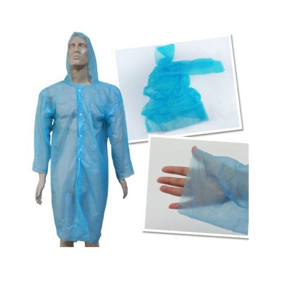 Disposable Snap-on Raincoat (5 Pieces)