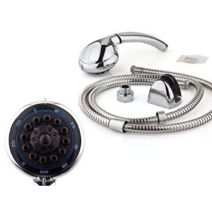 Therapy Effective 8 Function Shower Head Set