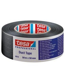 Tesa 4610 Duck Tape Black 50 mm 50 Meters