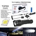 TG-10 RECHARGEABLE PROFESSIONAL HUNTING FLASHLIGHT WATTON WT-620
