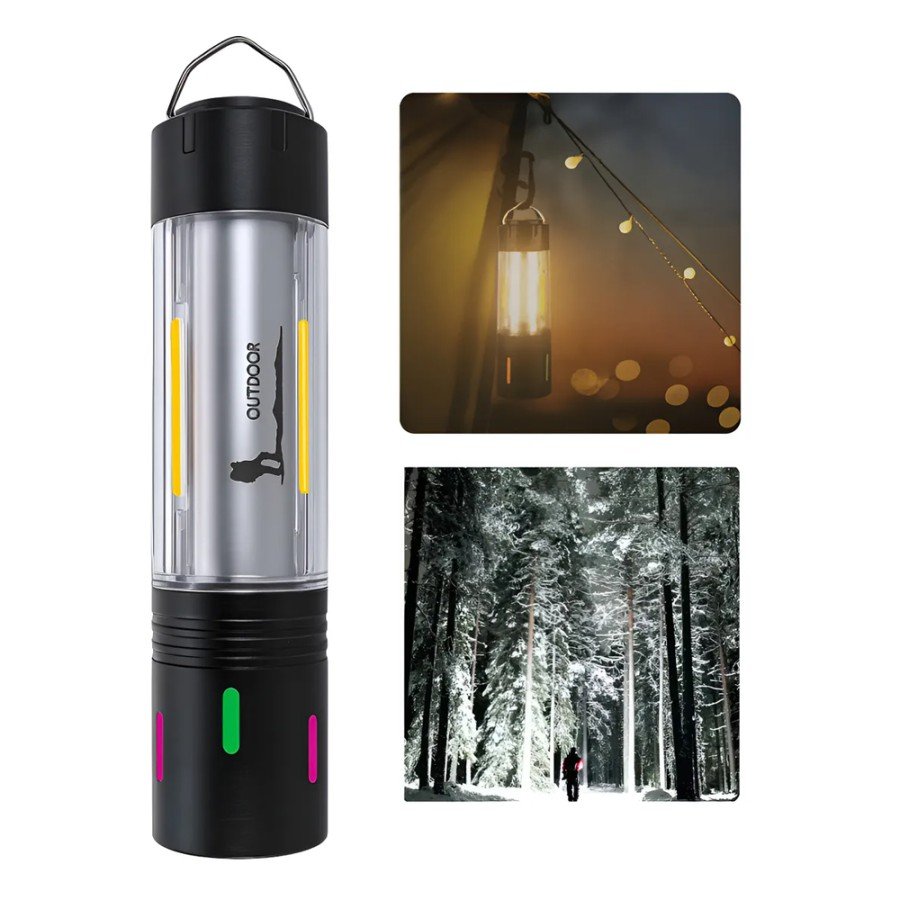 TG LED RECHARGEABLE CAMPING LAMP AMBIENT FOCUS LIGHTING WATTON WT-736