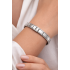 Letter E Steel Bracelet – Personalized Stainless Steel Women's Bracelet – Flexible Italian Model
