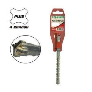 Todrill TD50655 13X210 Sds Plus 4 Diamond Drill Bit Todrill TD50655 13X210 Sds Plus 4 Diamond Drill Bit