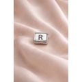 Nomination Compatible “R” Letter Charm – Steel Bracelet Module, Personalized Letter Accessory