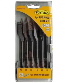 Leaf Wood Drill Bit Set 12-24 mm - 6 Pieces