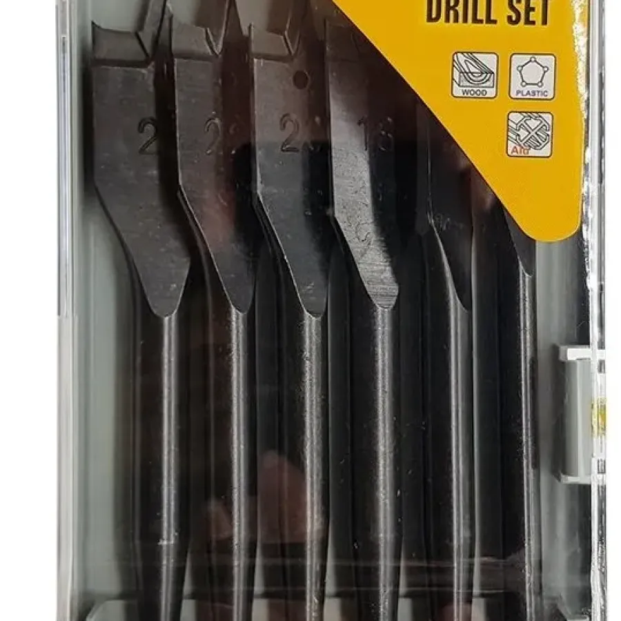 Leaf Wood Drill Bit Set 12-24 mm - 6 Pieces